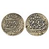 Image 1 : Princely States: Radhanpur, Zorawar Khan (1825-1874 AD), silver 8 annas (½ rupee), Radhanpur mint,