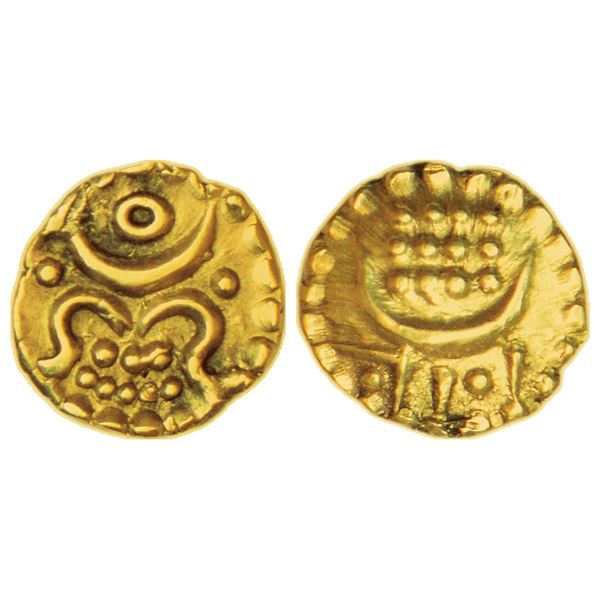 Princely States: Travancore, Karthika Thirunal Rama Varma (1758-1798 AD), gold anantharaya fanam,