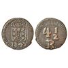 Image 1 : Portuguese India, D. Maria II (1834-1853 AD), Goa, copper 4½ reis, AD 1845, KM 258, 3.12g.