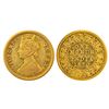 Image 1 : British India: Victoria Queen, gold mohur, 1870, Calcutta mint, Young Bust, reeded edge, Proof Re-st