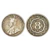 Image 1 : British India: George V, cupro-nickel 8 annas, 1920, Bombay mint, dot, PR 873; GK 1079.