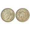 Image 1 : British India: George VI, half silver rupee, 1945, Lahore or Bombay mint, D/II, normal 5,
