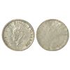 Image 1 : British India: George VI, uniface, nickel ¼ rupee, ND (1946-47), Bombay mint, head type II, 2.86g.