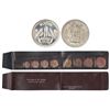 Image 1 : Republic India: 1970, Strip Packing, UNC set of 8 coins, 1 rupee, 50 paise, 20 paise, 5 paise,