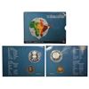 Image 1 : Republic India: 2015, 3rd India-Africa Forum Summit, UNC set of 2 coins, 500 rupees and 10 rupees,