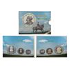 Image 1 : Republic India: 2003, Maharana Pratap, Proof set of 3 coins, 100 rupees, 10 rupees and 1 rupee,
