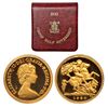 Image 1 : Foreign: Great Britain, Elizabeth II, gold ½ sovereign, Proof, 1980, KM 922,