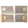 Image 1 : Paper Money: 1 rupee, 1972, full packet of 100 notes (2), signed by I.G. Patel, inset 'D',