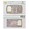 Image 1 : Paper Money: 10 rupees, Boat series, ND (1950), signed by B. Rama Rau, without inset, value in Engli