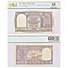 Image 1 : Paper Money: 10 rupees, Boat series, ND (1950), signed by B. Rama Rau, without inset, value in Engli