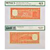 Image 1 : Paper Money: 20 rupees, Parliament House series, ND (1972), signed by S. Jagannathan, without inset,