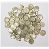 Image 1 : Large Lot: A group of 60 Ancient Gupta silver coins, mostly Kumargupta, various weights and types. (