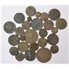 Image 1 : Large Lot: A group of 28 assorted Indian copper coins of various types, includes mostly states