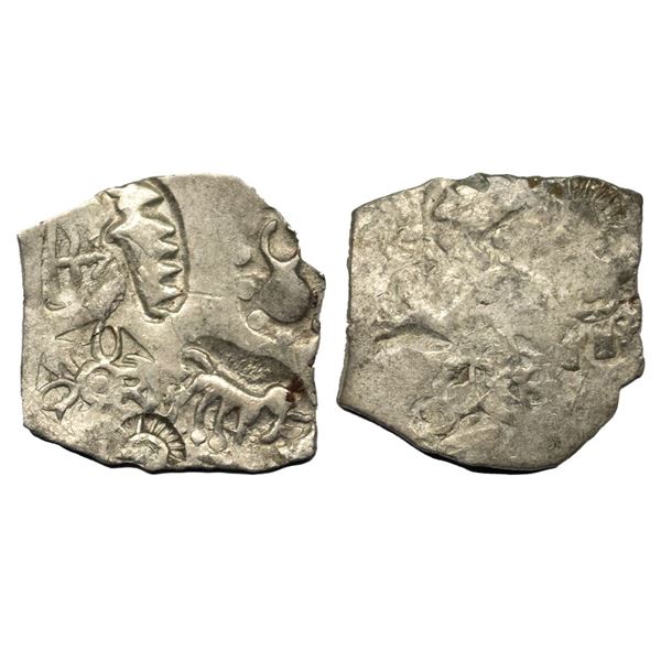 Archaic Coinage, Punch Marked, attributed to Magadha Mahajanapada(c. 600-400 BC),Patna Region (Bihar