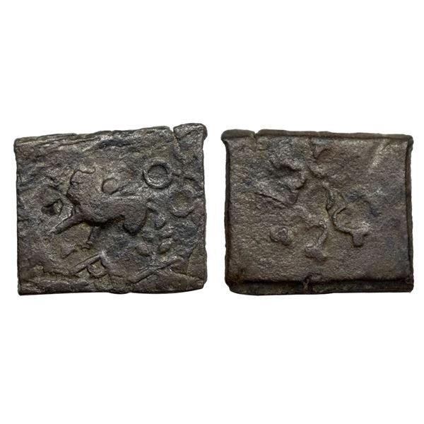 Post-Mauryan, Western Malwa, Uninscribed type, Copper Unit, 5.04Grms.