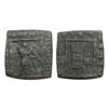 Image 1 : Indo-Greeks, Hippostratos (c. 80-60 BC), Square Copper, 9.54Grms.