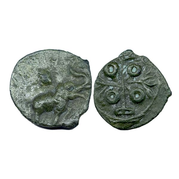 Satavahanas, Siri Satakarni, Nasik Region, Potin Unit, 2.54Grms.