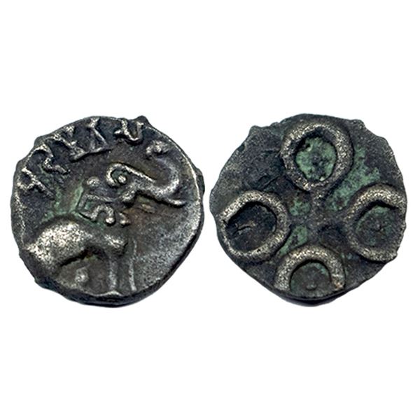 Satavahanas, Sri Pulumavi, Tarhala (Vidarbha) Hoard type Type, Potin, 2.50Grms.