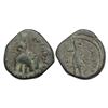 Image 1 : Kushans, Huvishka (c.155-190 AD), Copper Unit, 14.87Grms.