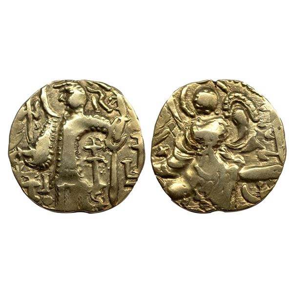 Kidara Kushanas (c. 4th century AD), Base Gold Dinar, 7.96Grms.