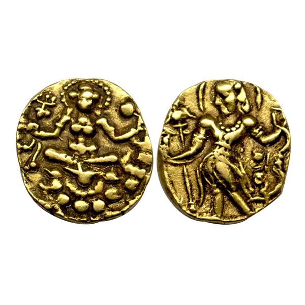 Gupta Empire, Chandragupta II (c. 380-413 AD), Gold Dinar, 7.80Grms.