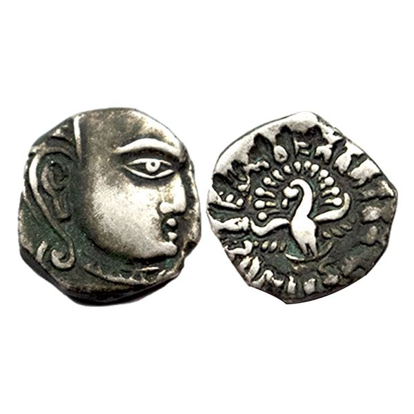 Guptas, Skandagupta (c. 455-480 AD), Madhyadehsa type, Silver Drachma, 2.05Grms.