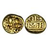 Medieval Coins, Vijayanagar Kingdom, Devaraya I (c. 1406-1422 AD), Gold Pagoda, 3.31Grms.