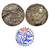 Bengal ,Jalal-al-din Muhammad, Silver Tanka, Second reign (AH 821- 837), 10.37g. Obv: Lion facing to