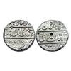 Image 1 : Shah Jahan, Silver Rupee, 11.45g, Golkonda Mint (Complete mint visible), crude in style (KM 223.1).