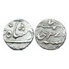 Muhammad Shah (1719-1748 AD), silver Â¼ rupee, attributed to Murshidabad mint by style, RY 27, KM 43