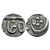 Image 1 : Maratha Empire, Muhiyabad Poona Mint, Silver Ankushi 1/16 Rupee, 0.74Grms.