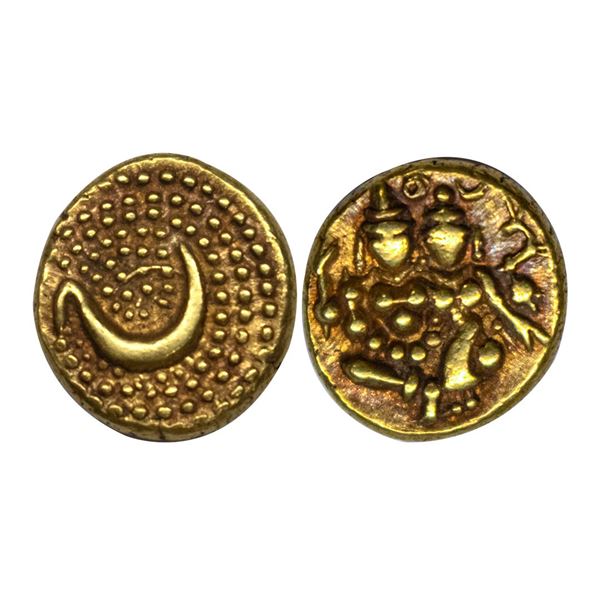 Mysore, Haider Ali (AH 1174-1197 / 1761-1782 AD), Gold Pagoda, 3.44Grms.