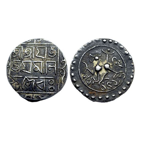 Tripura, Jaya Manikya (SE 1495-1499 / 1573-1577 AD), Silver Tanka, 10.54Grms, SE 1495.