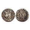 Tripura, Krishna Manikya (SE 1682-1705/1760-1783 AD), Silver 1/2 Rupee, SE 1682.