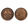 Dhar, Anand Rao III (AH 1276-1316 / 1860-1898 AD), Copper Â¼ Anna, 6.51Grms, in the name of Victoria