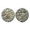 Haiderabad, Mir Mahbub Ali Khan, Silver Â¼ rupee, Farkhanda Bunyad Haiderabad Mint,2.8g, (KM Y13-17)
