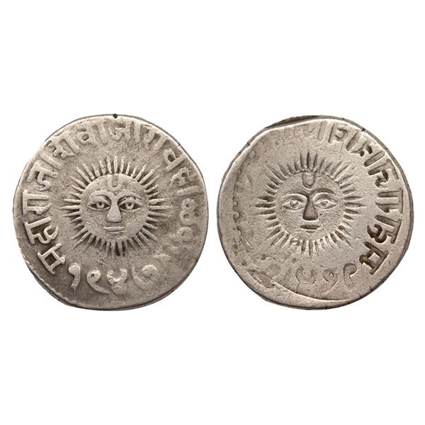 Indore, Shivaji Rao Holkar (VS 1943-1960 / 1886-1903 AD), Silver Lakhi Rupee, 11.17Grms, VS 1947.