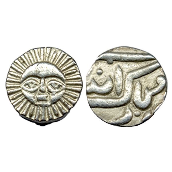 Indore, Shivaji Rao Holkar (VS 1943-1960 / 1886-1903 AD), Silver 1/8 Rupee, 1.40Grms.