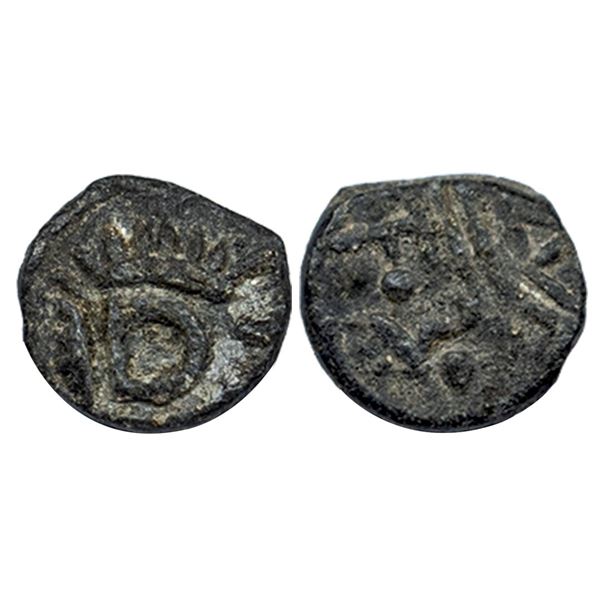 Tranquebar, Frederik III, Lead Cash, 2.34Grms.