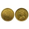 Image 1 : Victoria Queen, Gold Mohur, 1862, Calcutta mint, single flower in bottom panel of Jabot, tiny V in r