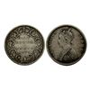 Image 1 : Victoria Queen, Silver 1/2 Rupee, 1874