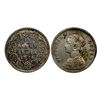 Image 1 : Victoria Queen, Silver 1/4 Rupee, 1874