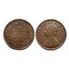 Image 1 : Victoria Queen, Copper One Quarter Anna, 1883