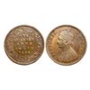 Image 1 : Victoria Queen, Copper One Quarter Anna, 1886,
