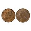 Image 1 : Victoria Queen, Copper One Quarter Anna, 1892,
