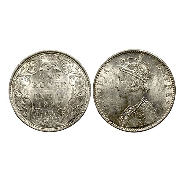 Victoria Empress, Silver Rupee, 1893,