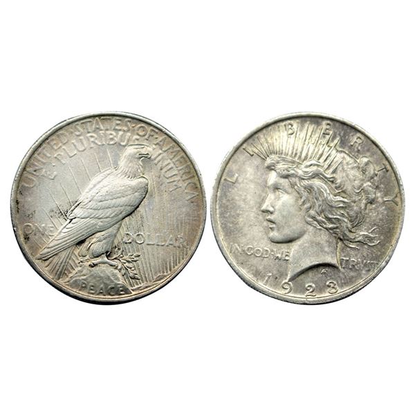 United States of America, Silver 1 Dollar, 26.63 gms, 1923 AD.