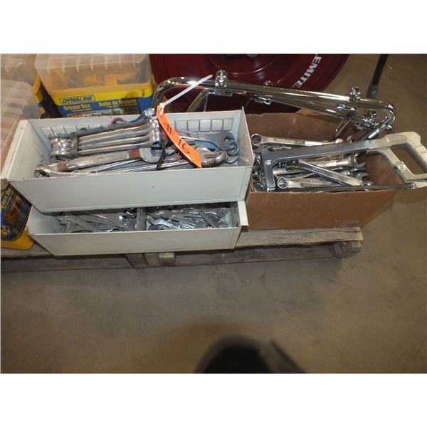 3 Bins Of Assorted Wrenches