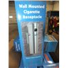 Image 1 : 12 Stainless Steel Wall Mounted Cigarette Receptacles