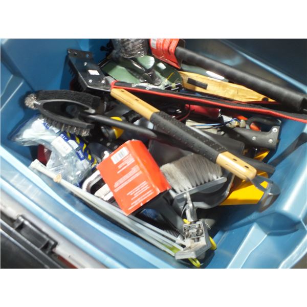 Tote Of Assorted Tools